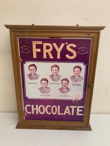 Fry chocolate metal sign - metal,