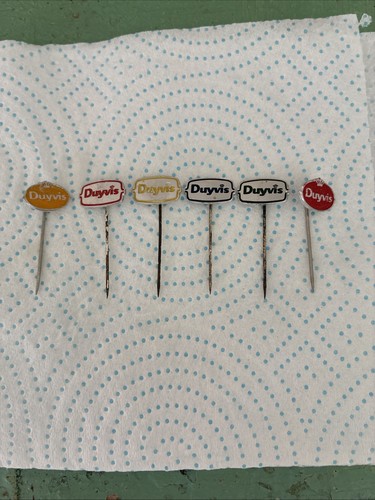 Lapel pins duyvis x 6 - pins.,