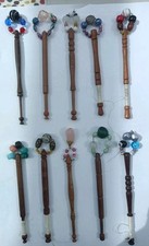 10 Vintage Mixed Wooden Lace