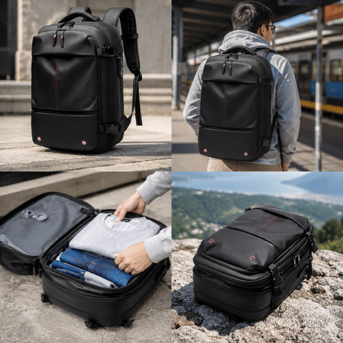 Vacuum compression backpack - compression,