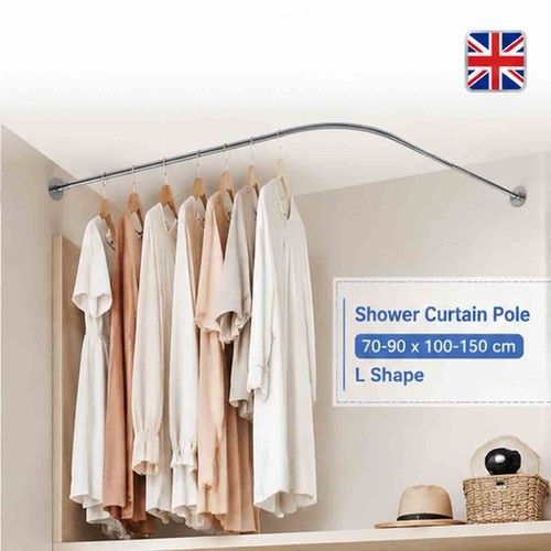 Shaped shower curtain - l,