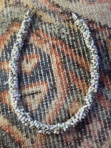 Chunky pastel beaded twisted - chunky,