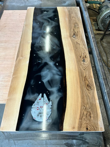 Star wars lagoon table walnut - lagoon,