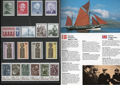 Stamps faroe islands 1984 - stamps,