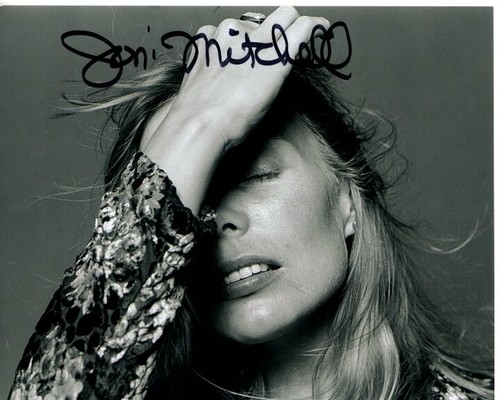Joni mitchell signed - mitchell,