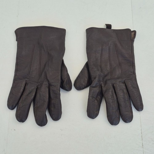 Goat leather gloves - leather,