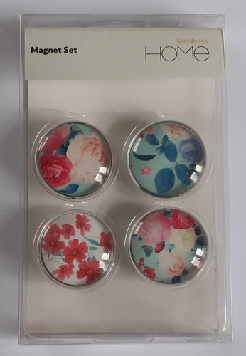 Floral garden room - magnet, set