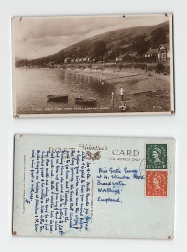 Postcard kilmun holy loch - -,