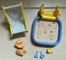 Baby Born Mini World Sandpit and Deckchair Set Vintage
