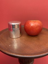 Sampson Mordan Antique Hallmarked rare Hammered Silver  Inkwell 1907 Chester