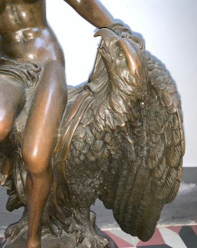 Bronze sculpture woman statue - sculpture,