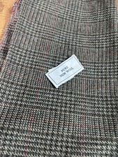 Wool tweed fabric muted blue