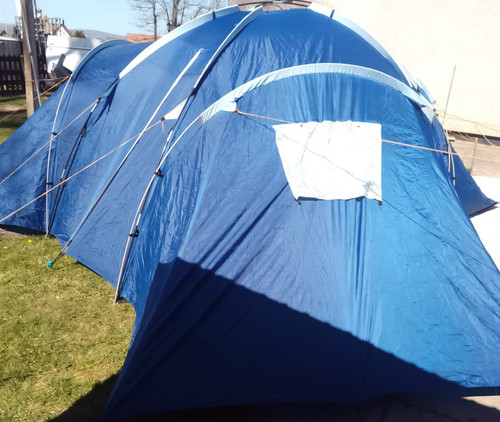 Blue tunnel camping tent - tent, 2