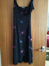 Naked Eyes Black/Pink/Blue Dress Size 8