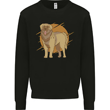 A Leonberger Dog Kids Sweatshirt Jumper