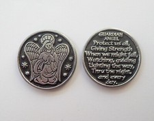 GUARDIAN ANGEL PEWTER POCKET