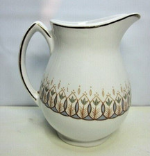 W.H.Grindley Co Ltd Vintage Satin White Staffordshire Ironstone Jug Excel Condit
