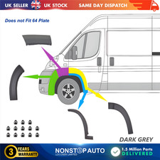 4X Wheel Arch Trim Moulding Front Left Set For FIAT Ducato 2006-2014