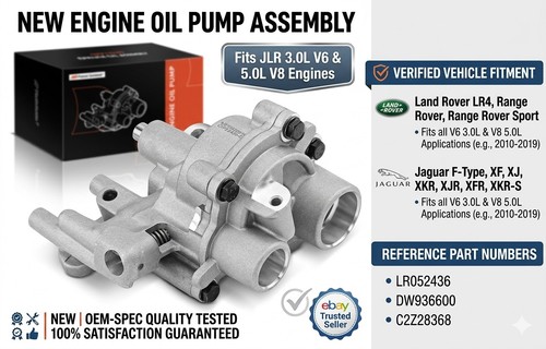 Engine oil pump - oil, land