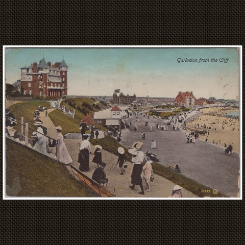 Gorleston from the cliff - from,