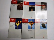 2019 TOYOTA LAND CRUISER Landcruiser Owners Manual Guide Book Set OEM With Nav