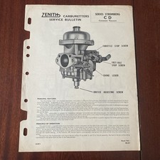 ZENITH Carburettor Series
