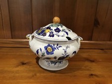 Spode Blue Bird Soup Tureen