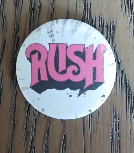 Rush band geddy lee - geddy, button