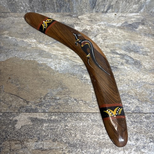 Boomerang vintage handpainted - boomerang,