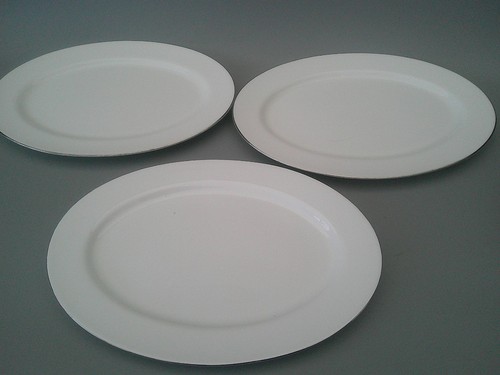 Dorma white oval - , dinner
