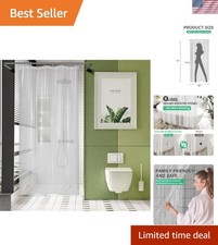 48x72 Clear Heavy-Duty Shower