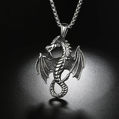 Stainless steel chinese dragon - stainless,