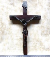 Resin crucifix wall hanging - resin,