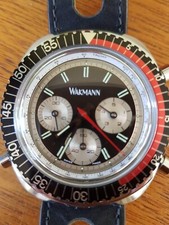 Wakmann Racetimer Flyback Chronograph Baumgartner for men  pre owned 