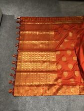 Silk Sari Saree Indian New Designer Fancy Wedding Party Golden Thread Border