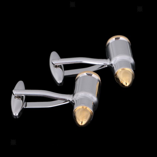 Men cufflinks bullet - bullet, funny
