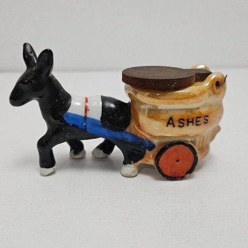 Donkey cart ashtray vintage - cart,