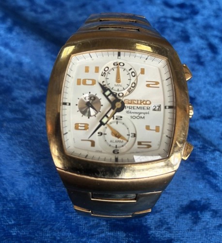 Seiko premier chronograph 100m - premier,