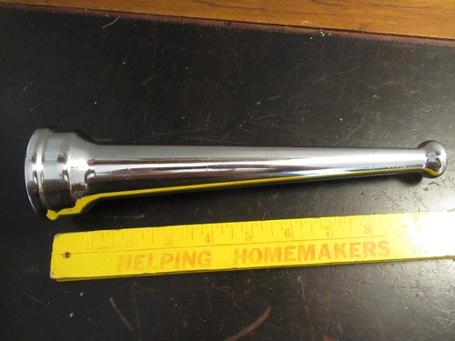 Chrome hose nozzle inch - chrome,
