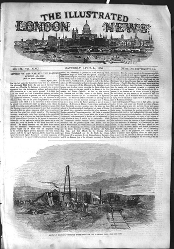 Old antique print 1855 - old,