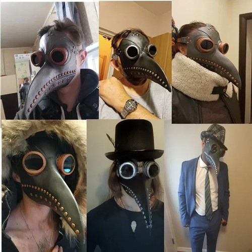 Black rubber plague doctor - plague,