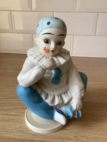 Vintage porcelain pierrot - vintage,