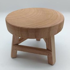 Wooden Stool Plant Stand Plant