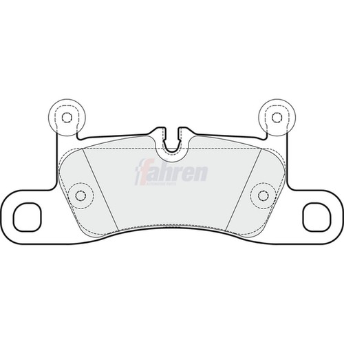 Brake pads set for touareg - pads,