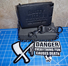 Rusty Butcher Black LEATHER