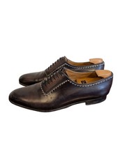 Berluti Men's Dark Brown Patina Shoes Size 10