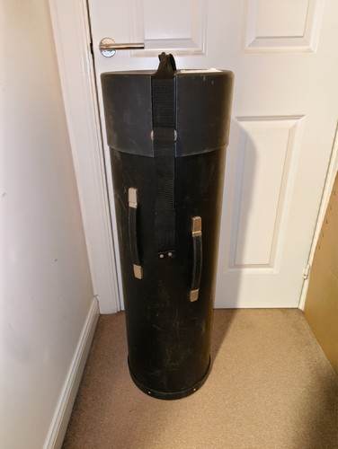 Large hard cylinder drum case - hard,
