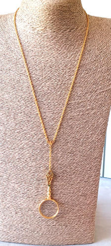 Vintage pendant necklace with - pendant,
