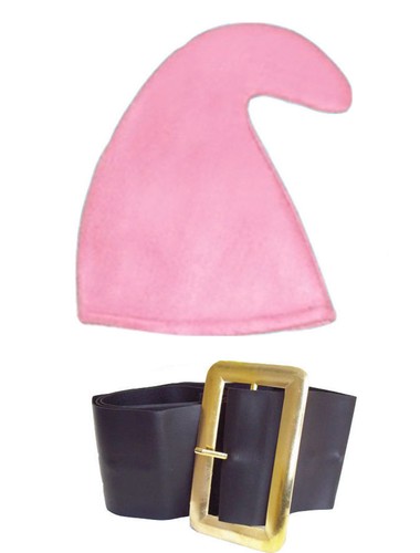 Pink hat belt dwarf - &,