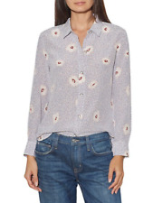 EQUIPMENT FEMME Leema Floral 100% Silk Shirt Shell Multi UK16-18 US12-14-XL £285
